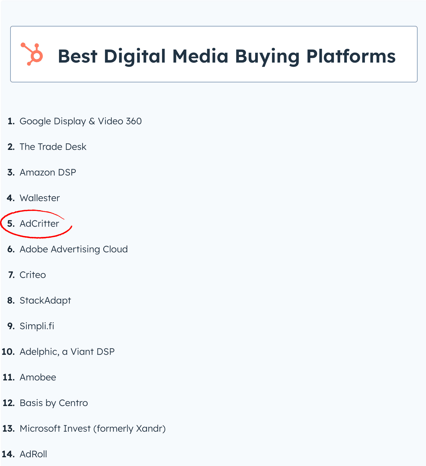 Top 5 Platform